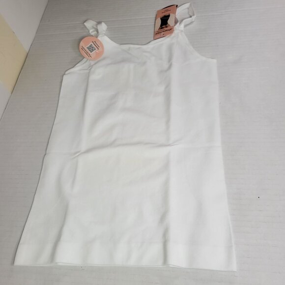 Shapermint White Scoop Neck Shaping Cami # 62001 Size L - Picture 1 of 2